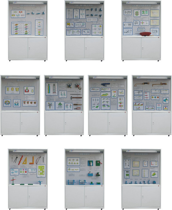 焊、鉚工工藝學陳列櫃